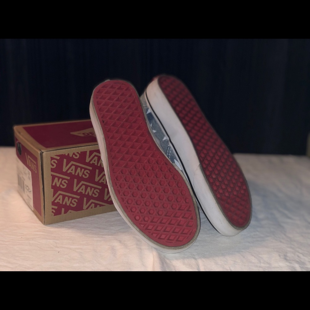 Authentic Washed Stars/Blue Vans - Picture 4 of 5